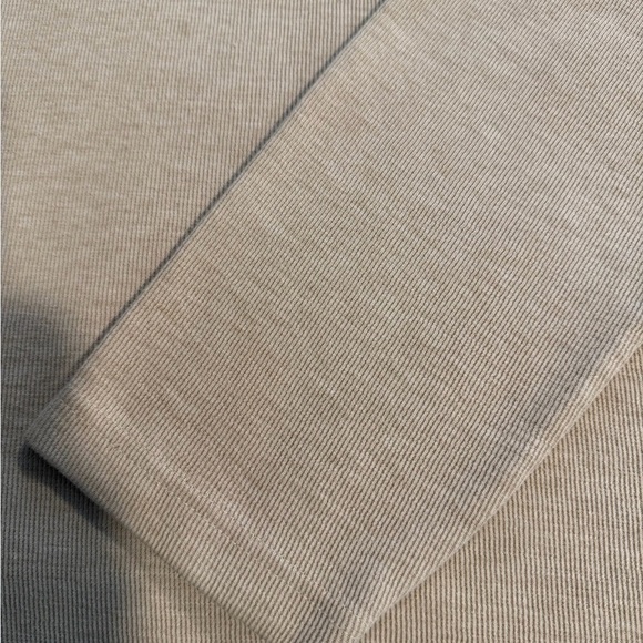 Joseph Abboud Men's Tan Zip-Up Sweater - Picture 3 of 5